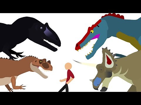 Dinosaurs vs Humans Animation
