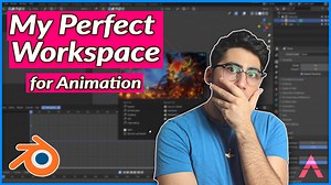 How to setup and save your workspace for ANIMATION in Blender