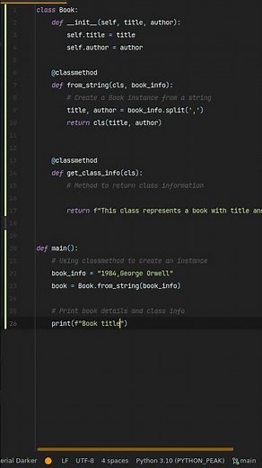 Why use classmethod for creating instances in python? unlock pythons classmethod for better class