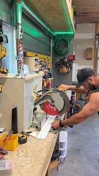 Crown Molding - Cutting Outside Corners. Using a Nail as a Helper