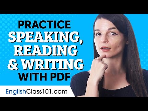 How to Practice English Speaking, Reading & Writing with the PDF Cheat Sheets