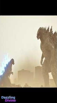 Legendary Godzilla Confronts Colossal Titan and Minus One #AttackOnTitan #Godzilla #GodzillaMinusOne
