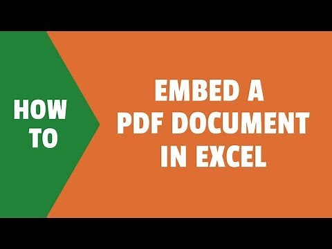 How to Embed a PDF Document in Excel (Step-by-Step)