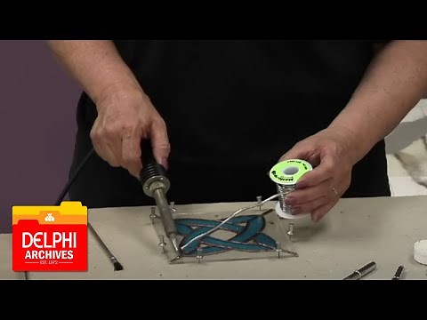 How to Solder Stained Glass Panels - Part 1