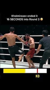 LIGHTS OUT 👊 Avazbek Kholmirzaev now takes on Jeremy Miado at ONE Fight Night 38!