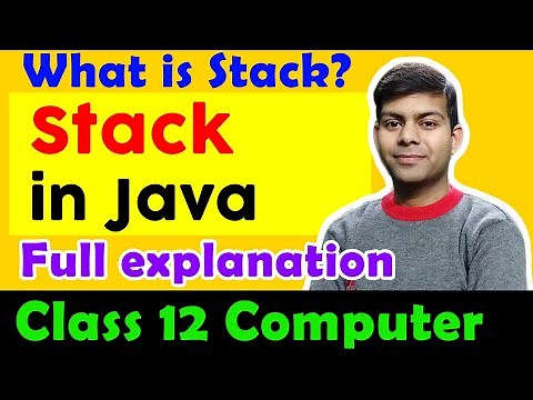 Stack Data Structure in Java | Class 12 Computer ISC 2024