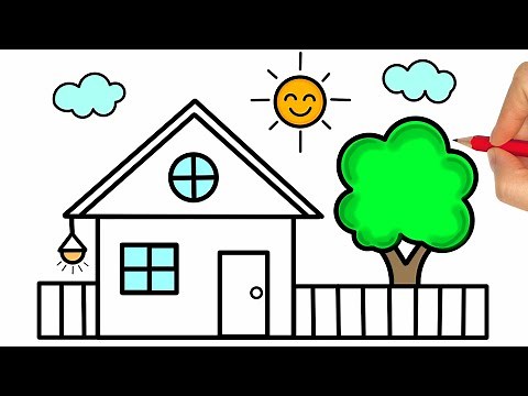 COMO DIBUJAR UNA CASA