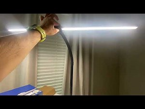LED Double Head Architect Desk Lamp. 5 Mode Dimmable. REVIEW