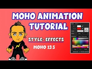 MOHO ANIMATION TUTORIAL: Style - Effects - Color