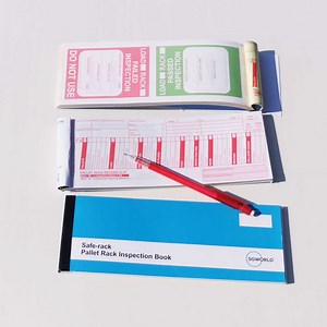 Pallet Racking Pre-Use Visual Inspection Checklist System (Pad of 30) | SG World