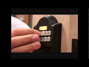 Emtek Keypad Programing