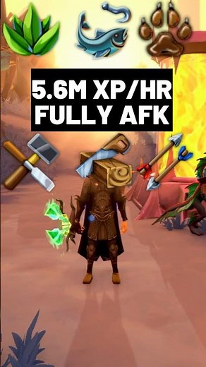 5.6M XP/HR In SIX Skills FULLY AFK In RS3 Leagues