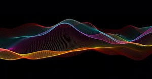 Multicolor Line Wave Animated