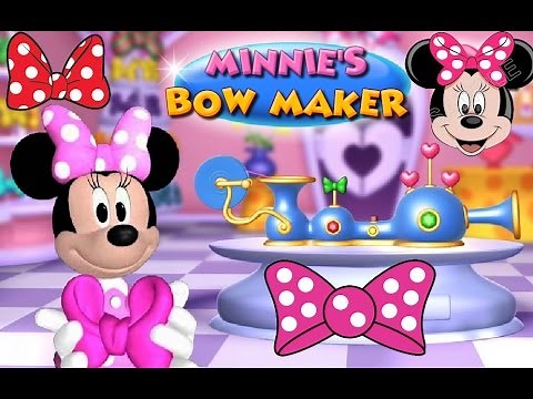 Disney Minnie Mouse Game Episode Minnie's Bow Maker Kids Online Games