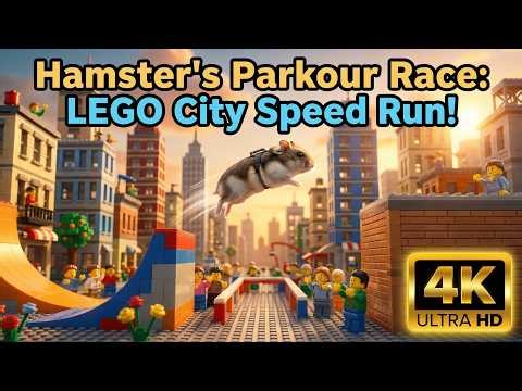 Hamster's Parkour Race LEGO City Speed Run!