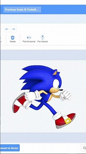 How To Make a Sonic Walk | Scratch