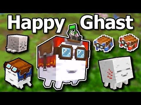 Everything about the Happy Ghast in Minecraft so far!