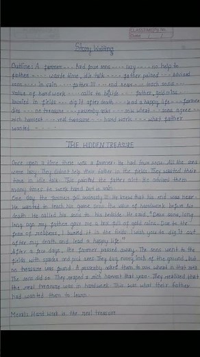 Class 9/10 Story Writing format || Story writing format