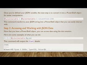 How to Create JSON in PowerShell