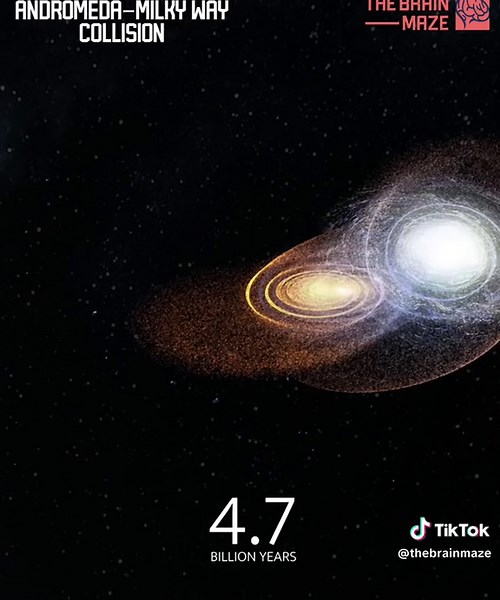 The Milky Way and Andromeda Collision Simulation