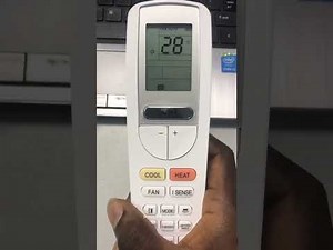 How to use gree Air conditioner remote control @Coolin @HeatingGeek