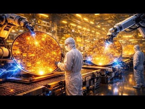 How Microchips Are Made - Inside a $20 Billion Semiconductor Factory #semiconductor, #manufacturing