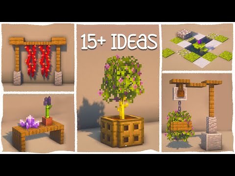 Minecraft: 15+ Nature Build Ideas and Hacks!