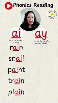 Digraph AI Words | English Reading Practice with Phonics