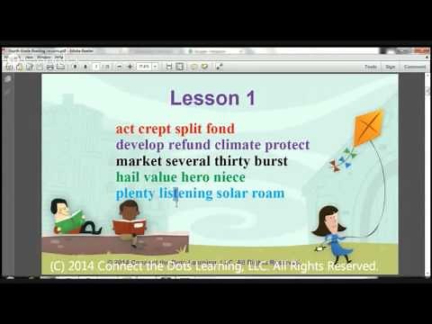 Fourth Grade Reading Lesson 1