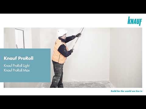 How to apply Knauf ProRoll