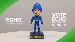 17 reactions | Echo is proud to deliver on our goal of Simplifying Your Transportation! We are in the running to be the #1 3PL for the seventh year in a row from Inbound Logistics Top 10 Excellence Awards. If you haven't voted yet, vote for Echo as your #1 3PL: https://bit.ly/3MrdzaD Voting ends tomorrow, June 30th. #IBL #Vote #3PL | Echo Global Logistics | Facebook
