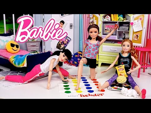 Barbie Dolls School Morning & Night Routine and Sleepover