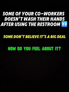 Do you wash your hands after using the restroom🚻? . . . . #relatable #doyouwashyourhands #explorepage #reels #coworkers #washingyourhands #restrooms Wani Wiggs | Tiawana Wiggins