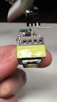 Mini SMPS Test: MOSFET-Driven Flyback Transformer