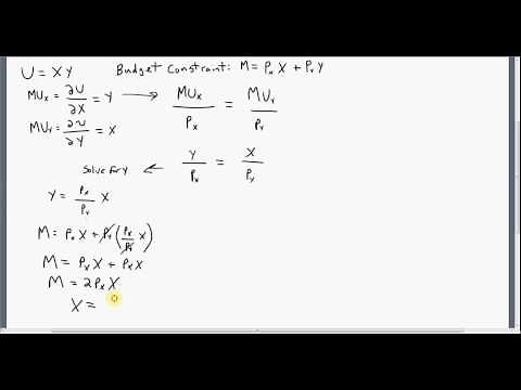 Indirect Utility Function: How to Derive
