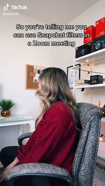 Game changer ☺️ :) #zoom #snapchat #snapcamera #zoommeeting #zoomeffects #tiktoktips