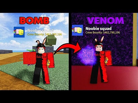 Blox fruits, Bomb to Venom Trading