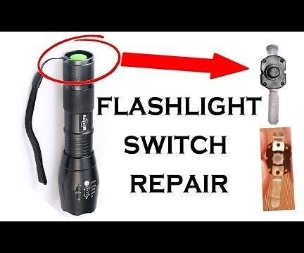 How to Repair Flashlight Switch (Fix Tailcap Switch)