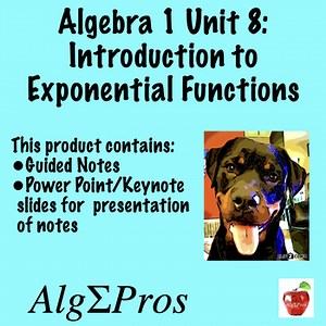 Algebra 1. Introduction to Exponential Functions