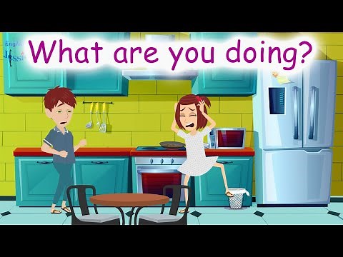 What are you doing? Present Continuous - Basic English Grammar Class