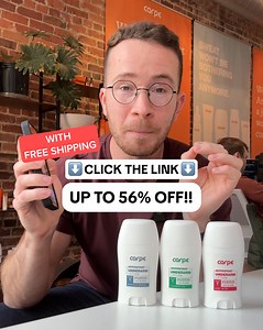 Sweat sucks. That's why Carpe made the best sweat products for ANY SWEAT to fit your needs and is the #1 dermatologist recommended brand for sweat products all over the body. And there's never been a better time to see if Carpe is right for you: ✅ FREE & FAST Worldwide Shipping ✅ LIFETIME 100% money-back guarantee ✅ Save up to 56% off free gifts! Click the link and join over 1 million happy customers. | Carpe
