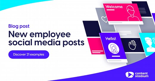 26 'New employee' social media posts examples