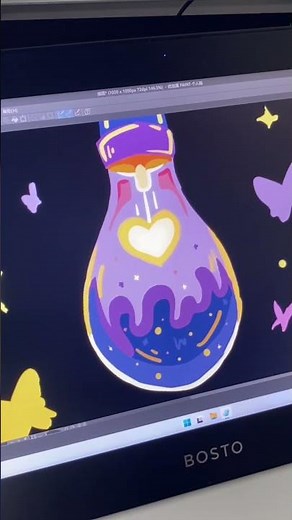 Bosto X5 🎨 Draw with me!How does this bulb look?💜