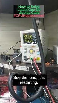 Latest Generation Faulty CPU Replacement Technique | No Display Solution Case Study | Chiplevels