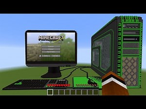 HOW TO MAKE A COMPUTER IN MINECRAFT! (Education)