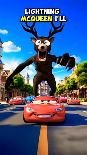 The Deer VS Lighting McQueen - Roblox Vs Cars 3 #animation #roblox #99nightintheforest #funny