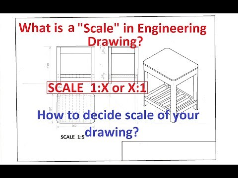 1.8-What is a "Scale" in Engineering Drawing? How to decide scale of your drawing?