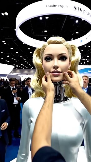Advanced Humanoid Robot Mimics Every Human Expression #futuristic #robotics #technology