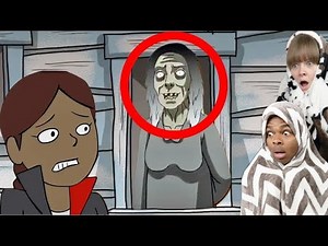 Reacting To True Story Scary Animations Part 17 ft My Girlfriend (Do Not Watch Before Bed)