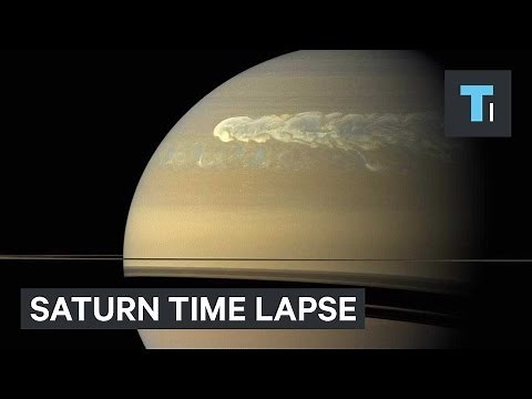 NASA released a stunning time-lapse of Saturn